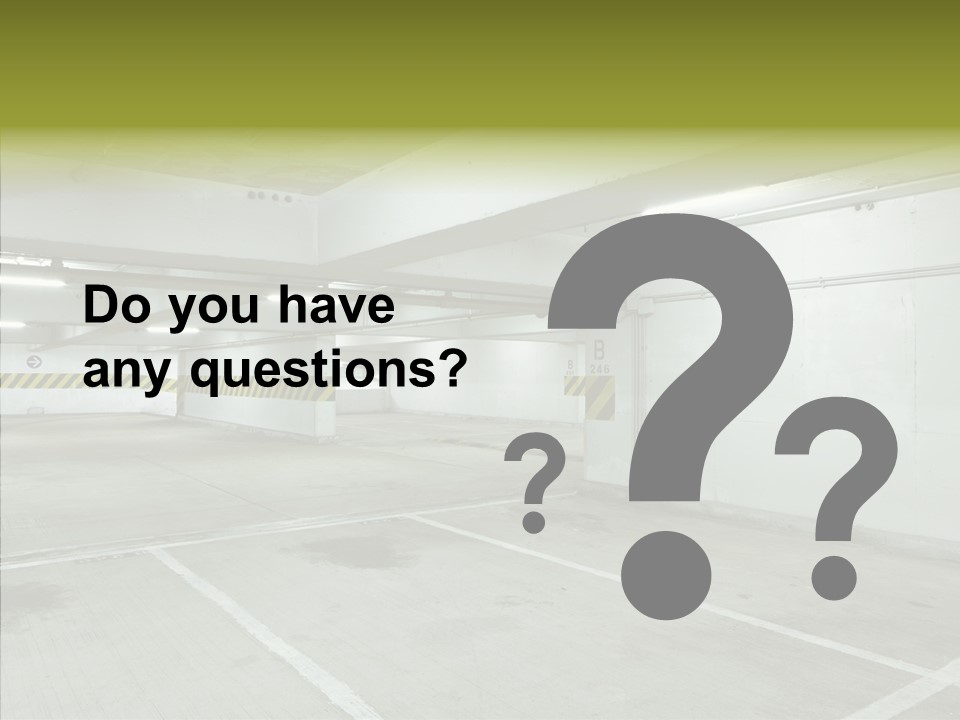 Interior Noticeable Vehicle PowerPoint Template