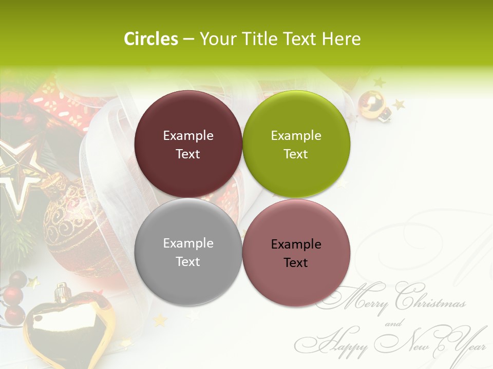 Design Tree Border PowerPoint Template