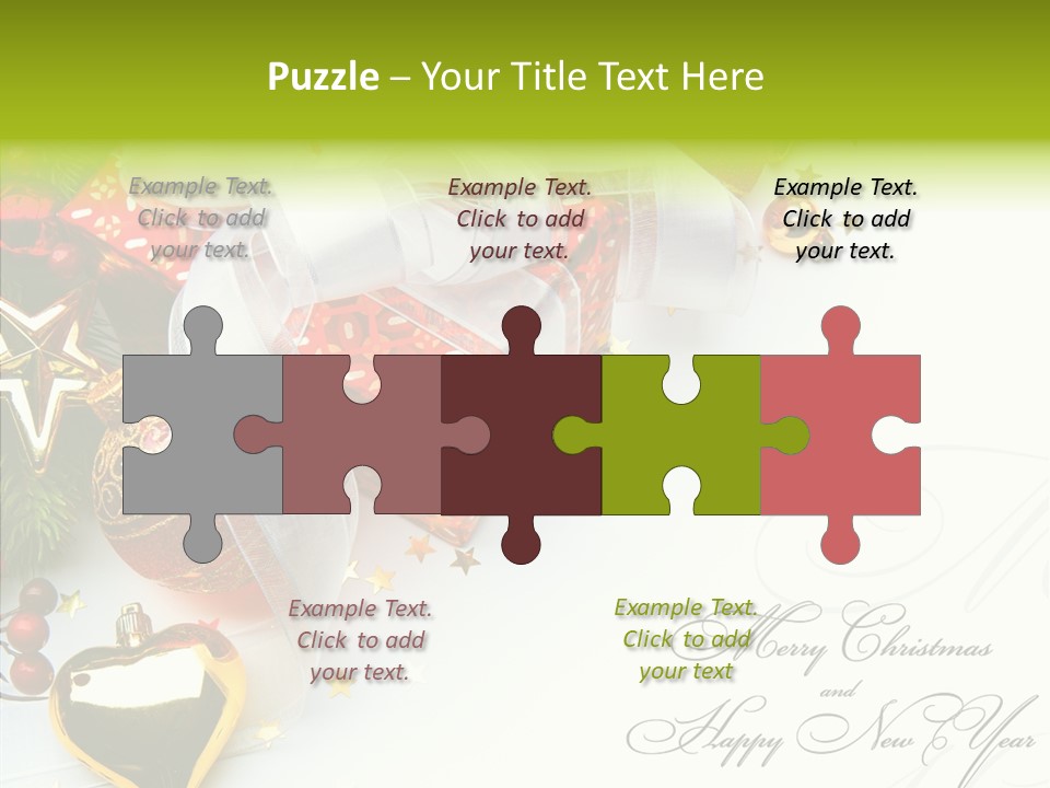 Design Tree Border PowerPoint Template