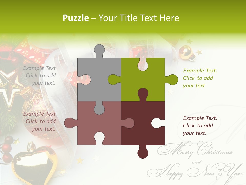 Design Tree Border PowerPoint Template