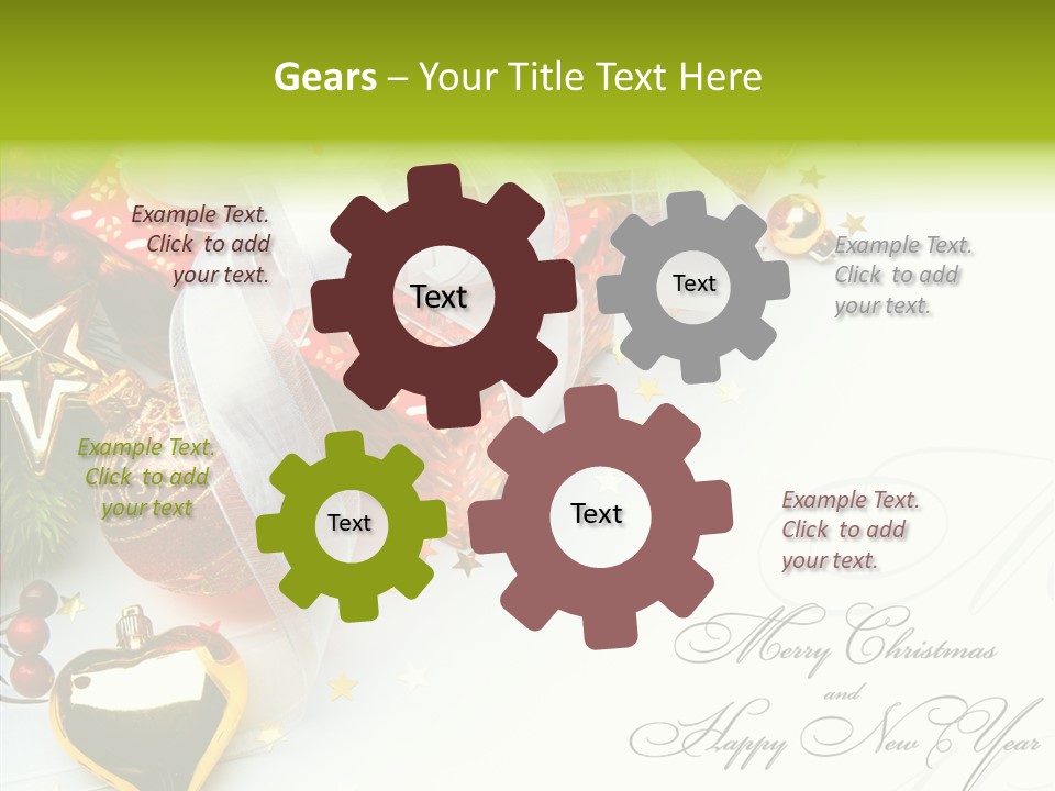 Design Tree Border PowerPoint Template