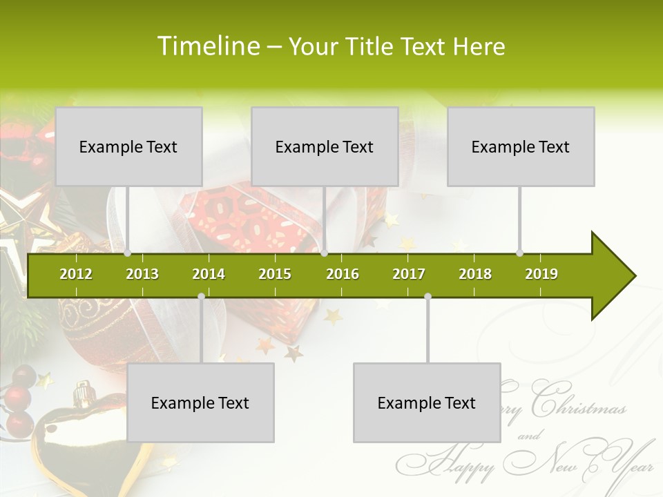 Design Tree Border PowerPoint Template