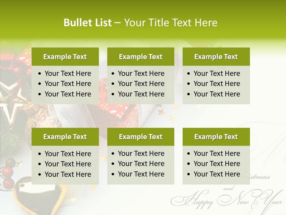 Design Tree Border PowerPoint Template