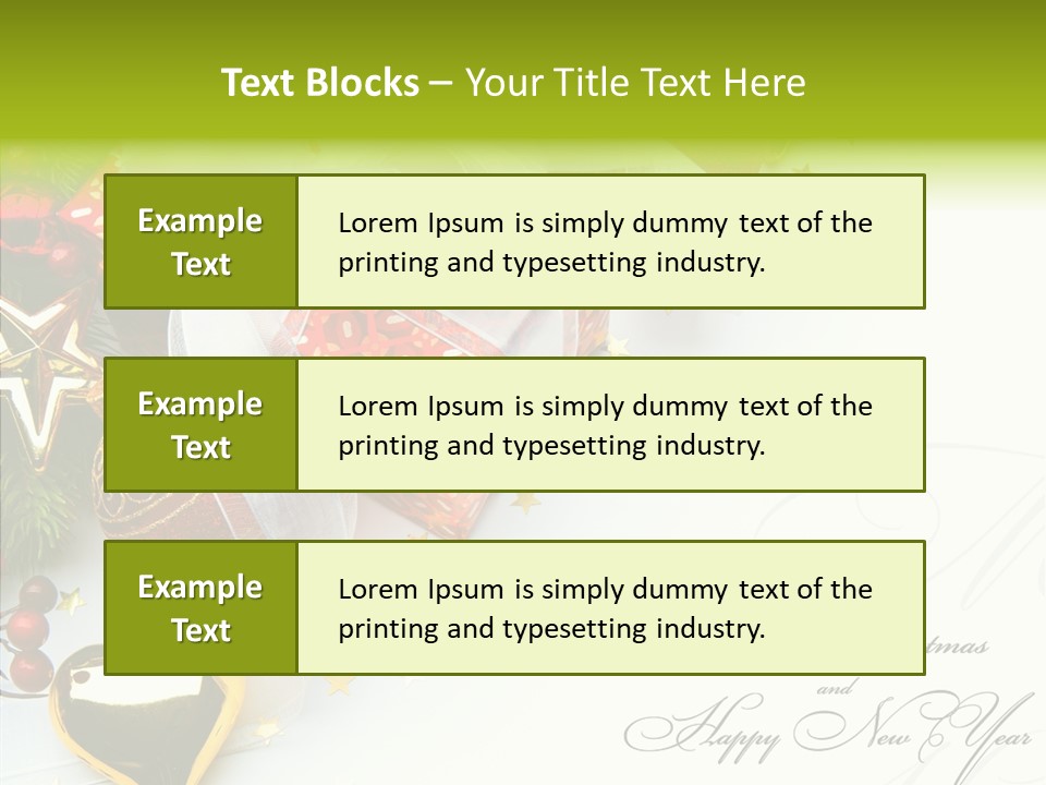 Design Tree Border PowerPoint Template