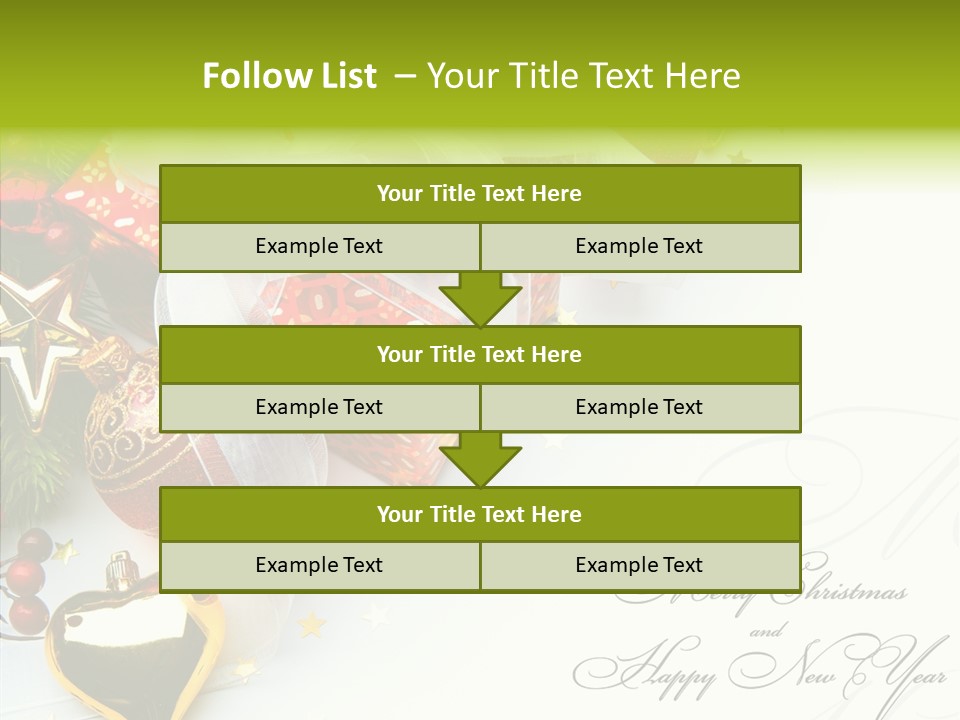 Design Tree Border PowerPoint Template