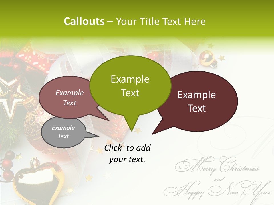 Design Tree Border PowerPoint Template