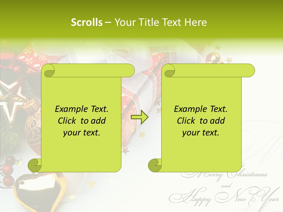 Design Tree Border PowerPoint Template