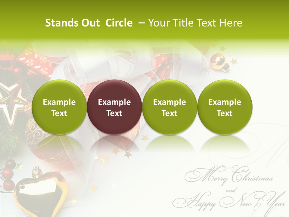 Design Tree Border PowerPoint Template