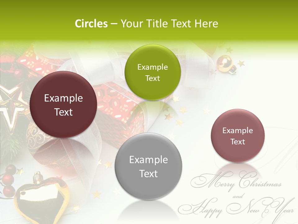 Design Tree Border PowerPoint Template