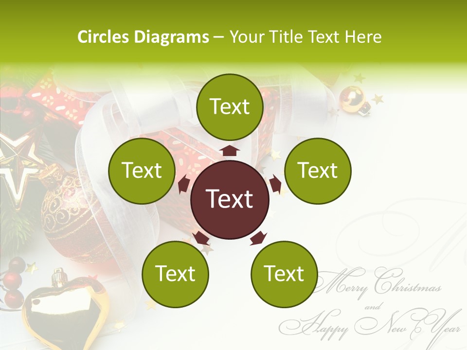 Design Tree Border PowerPoint Template