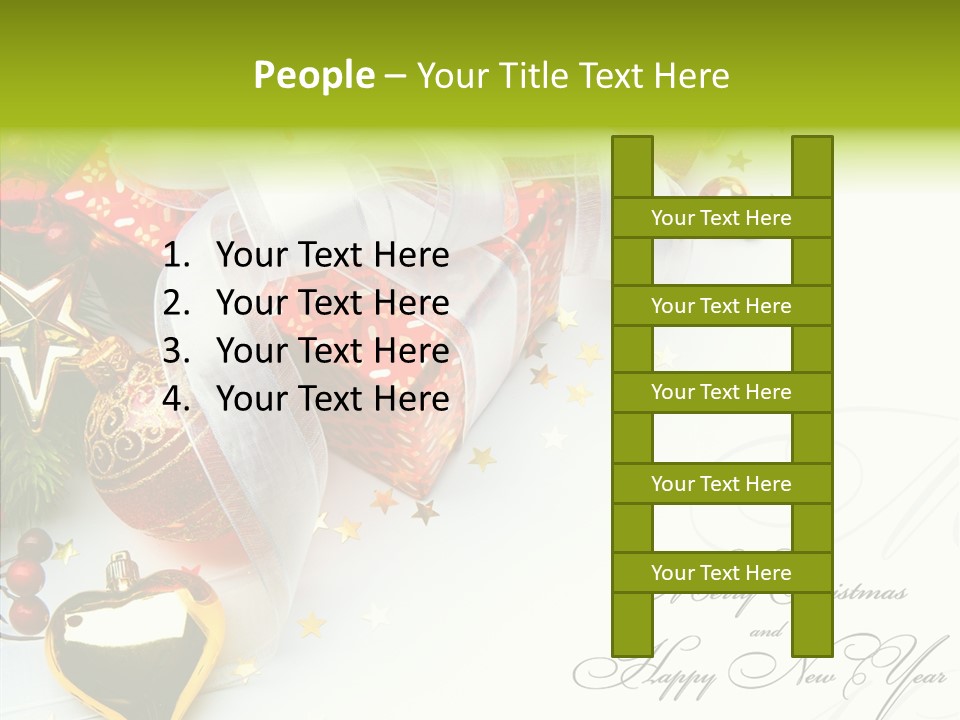 Design Tree Border PowerPoint Template
