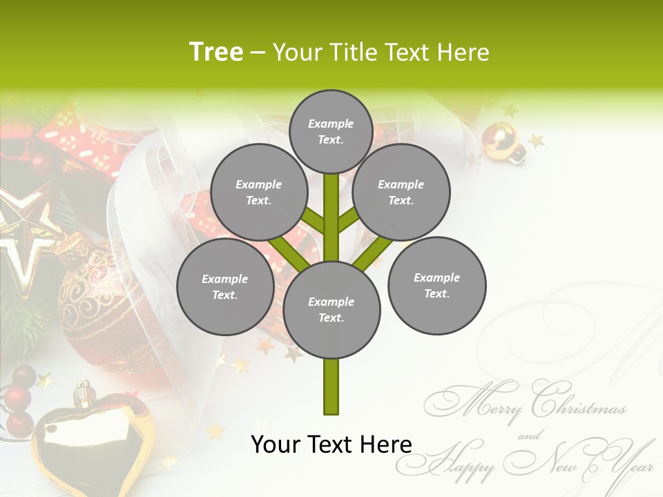 Design Tree Border PowerPoint Template