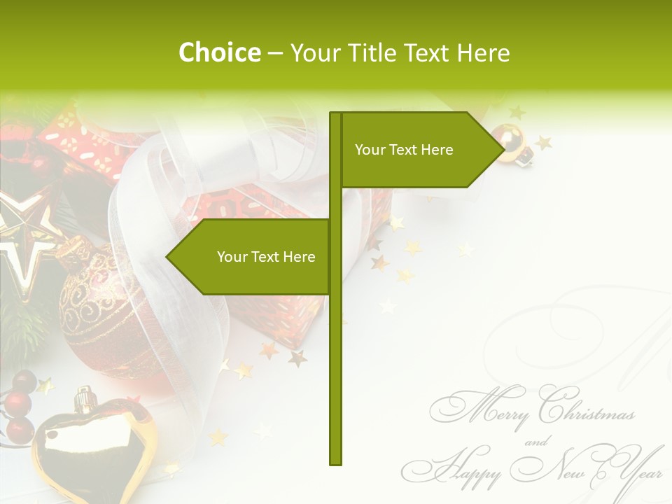 Design Tree Border PowerPoint Template