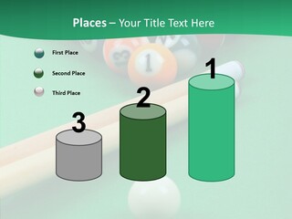 Cloth Billiard Indoors PowerPoint Template
