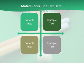 Cloth Billiard Indoors PowerPoint Template