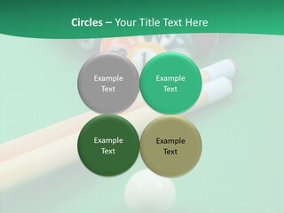 Cloth Billiard Indoors PowerPoint Template