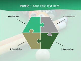 Cloth Billiard Indoors PowerPoint Template