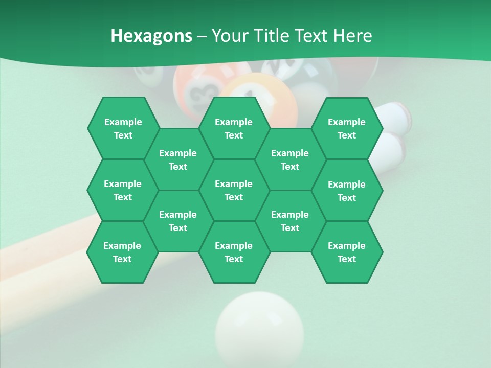 Cloth Billiard Indoors PowerPoint Template