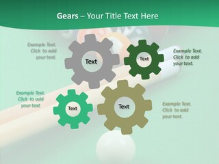 Cloth Billiard Indoors PowerPoint Template