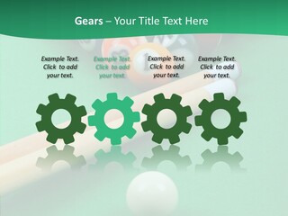 Cloth Billiard Indoors PowerPoint Template