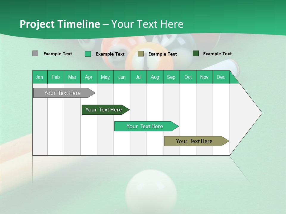 Cloth Billiard Indoors PowerPoint Template