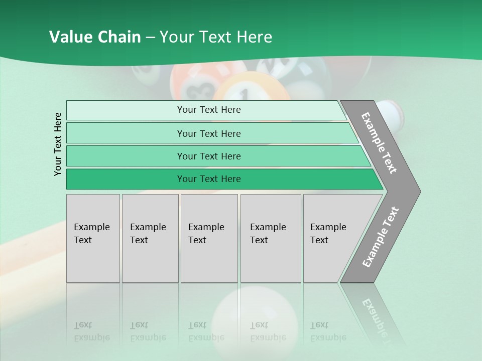 Cloth Billiard Indoors PowerPoint Template
