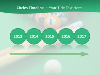 Cloth Billiard Indoors PowerPoint Template