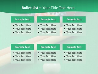 Cloth Billiard Indoors PowerPoint Template