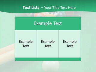 Cloth Billiard Indoors PowerPoint Template