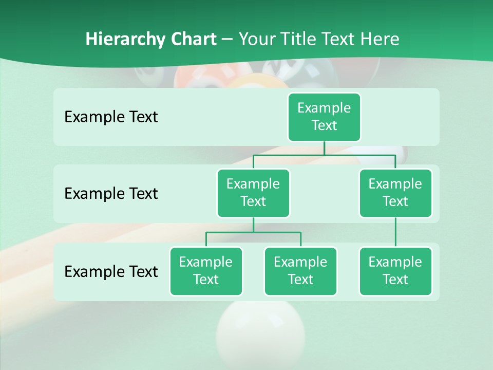 Cloth Billiard Indoors PowerPoint Template