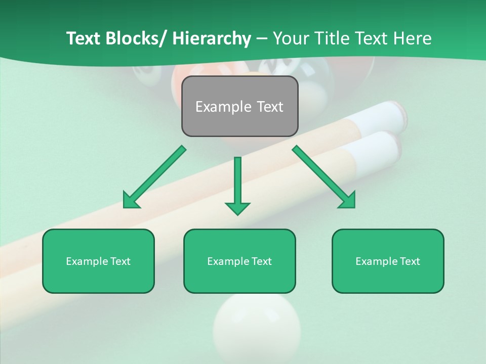 Cloth Billiard Indoors PowerPoint Template