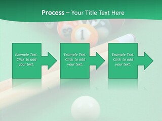 Cloth Billiard Indoors PowerPoint Template