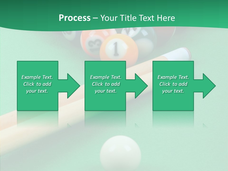 Cloth Billiard Indoors PowerPoint Template