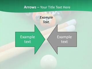 Cloth Billiard Indoors PowerPoint Template