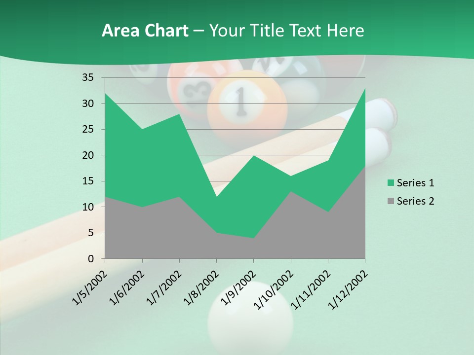 Cloth Billiard Indoors PowerPoint Template