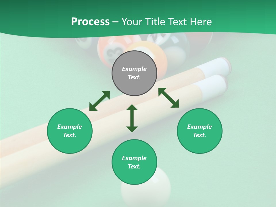 Cloth Billiard Indoors PowerPoint Template