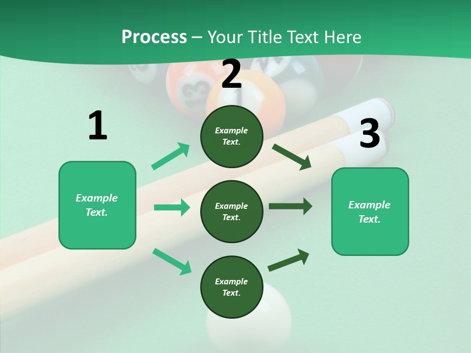Cloth Billiard Indoors PowerPoint Template