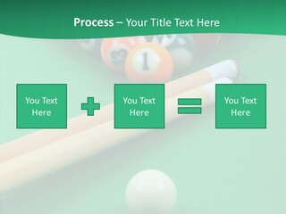 Cloth Billiard Indoors PowerPoint Template