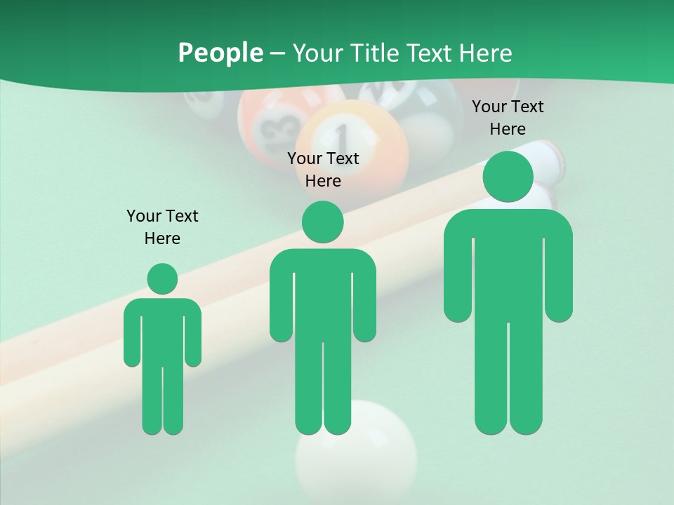 Cloth Billiard Indoors PowerPoint Template