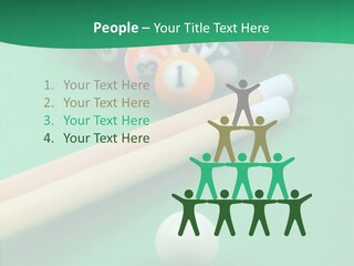 Cloth Billiard Indoors PowerPoint Template