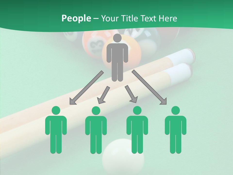 Cloth Billiard Indoors PowerPoint Template