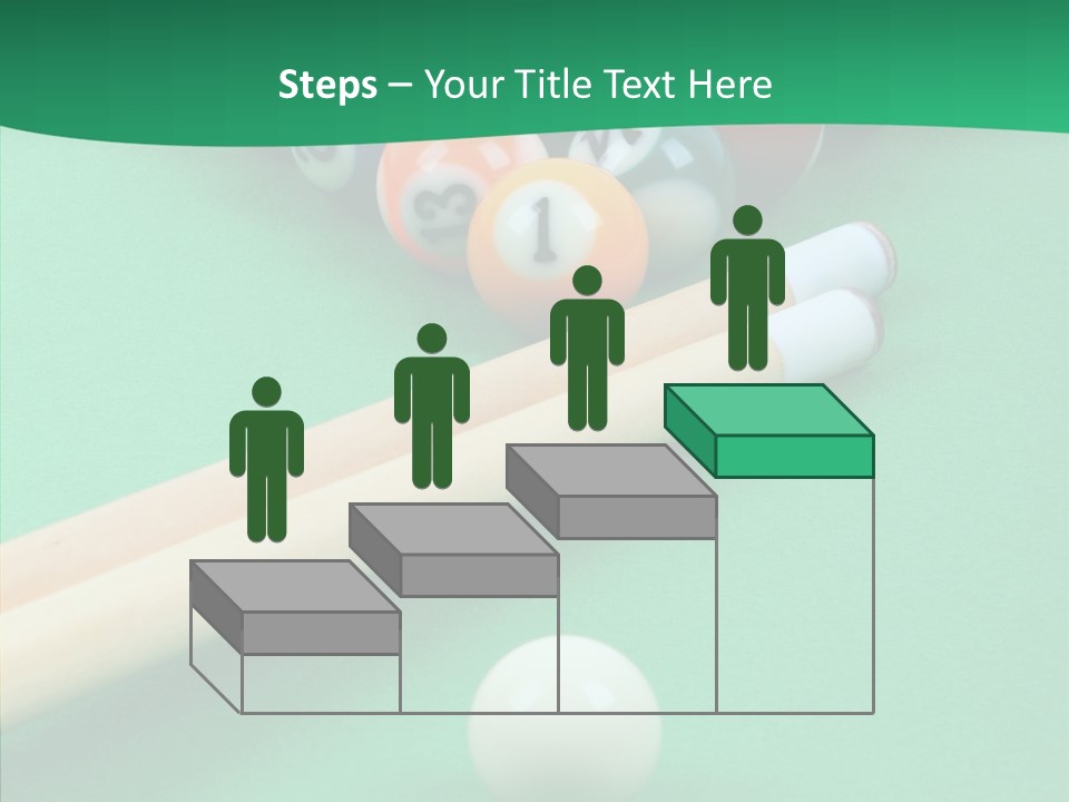 Cloth Billiard Indoors PowerPoint Template