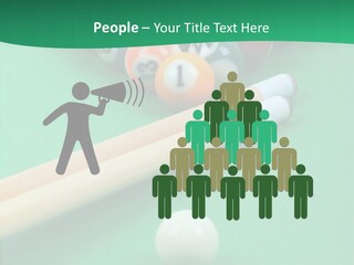 Cloth Billiard Indoors PowerPoint Template