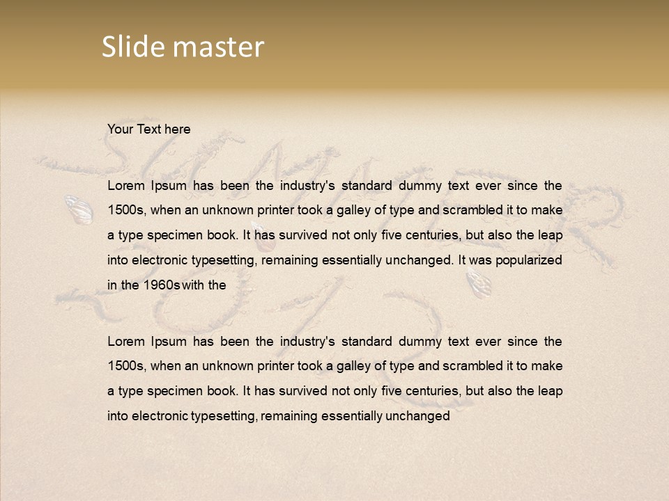 Year Relaxation Climate PowerPoint Template