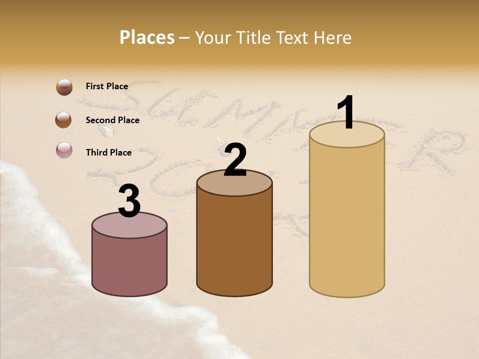 Textured Sign Contemporary PowerPoint Template
