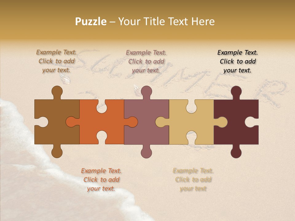 Textured Sign Contemporary PowerPoint Template