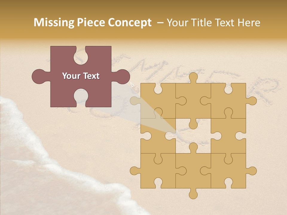 Textured Sign Contemporary PowerPoint Template