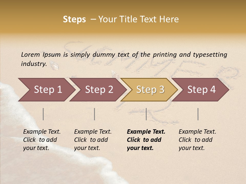 Textured Sign Contemporary PowerPoint Template