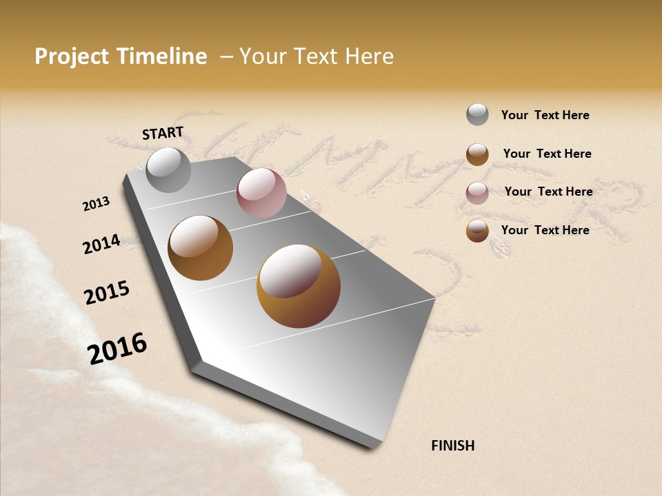 Textured Sign Contemporary PowerPoint Template