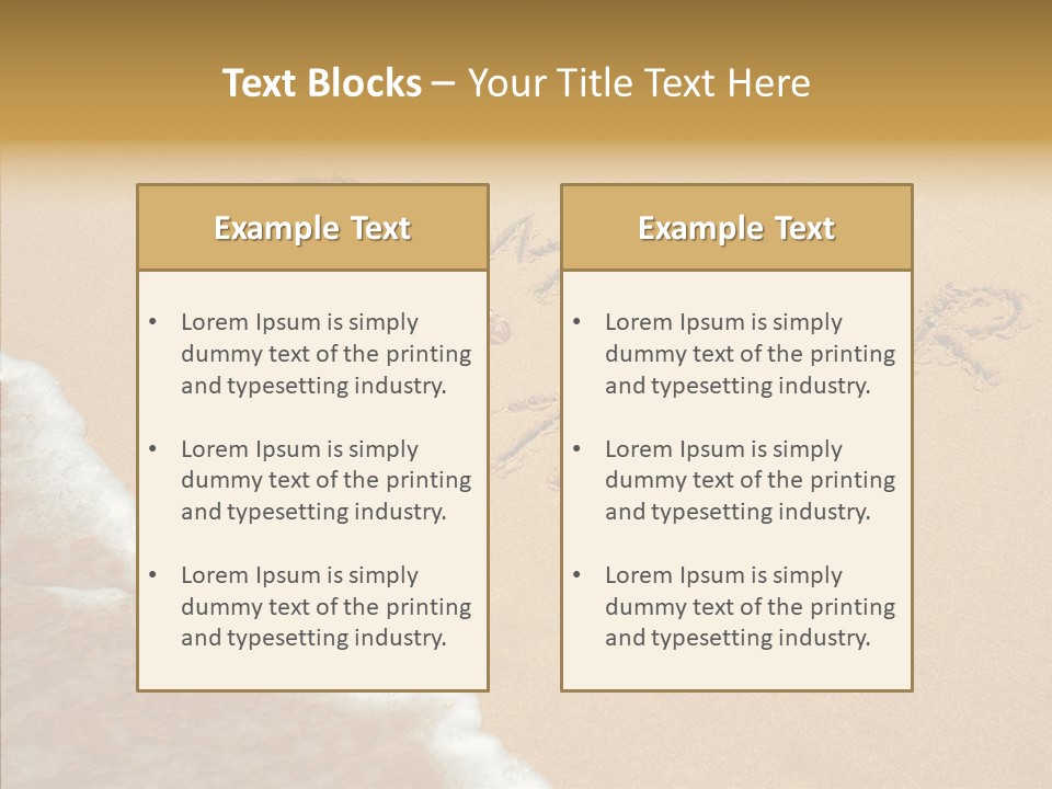 Textured Sign Contemporary PowerPoint Template